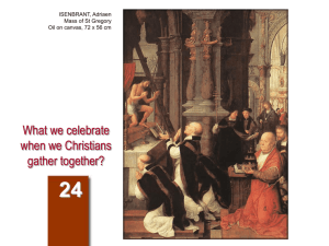 How is the liturgy celebrated