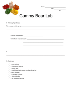 Gummy Bear Lab