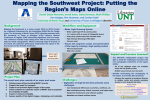 Mapping the Southwest is a 3-year project