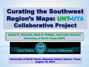 UTA - UNT Digital Library - University of North Texas