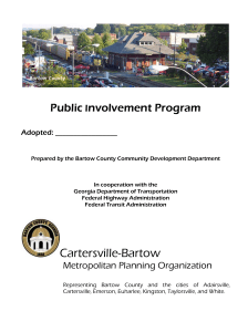 public involvement program objectives and