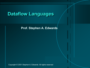 Dataflow Languages