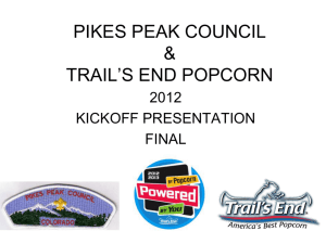 2012 One Sale - Pikes Peak Council