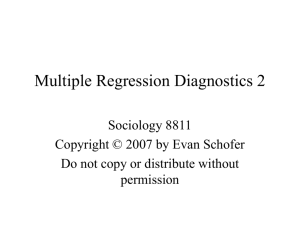 Class 5 Lecture: Multiple Regression Diagnostics