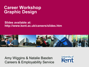 Graphic Design 2015 - University of Kent