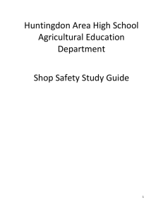 Giant Safety Study Guide - NAAE Communities of Practice