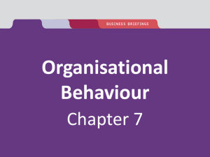 Structuring the Organisation Chapter 7 PowerPoint