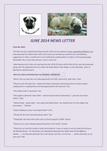 Newsletter June 2014