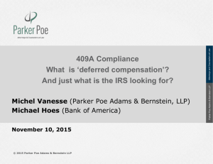 409A Compliance: What is 'deferred compensation'?