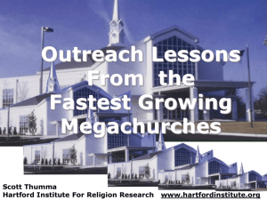 Outreach Lessons From the Fastest Growing Megachurches