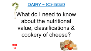 DAIRY ~ (Cheese)
