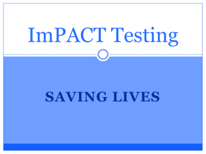 ImPACT Testing