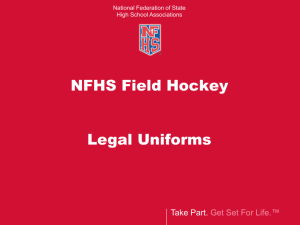 2008-09 Field Hockey Uniform Presentation