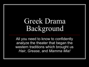 (Greek Drama Background and Oedipus (2))