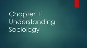 Chapter 1: Understanding Sociology