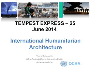 10_OCHA_International Humanitarian Architecture