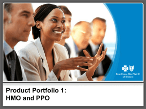 Product Portfolio 1 - Blue Cross and Blue Shield of Illinois