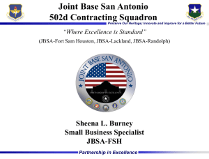 JBSA-FSH – May 2013