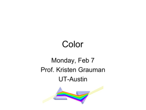 Lecture 2: Color