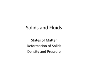 Solids and Fluids