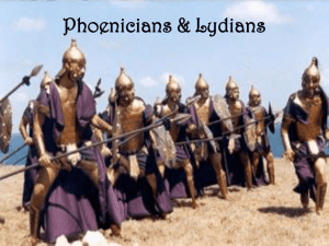 Phoenicians & Lydians