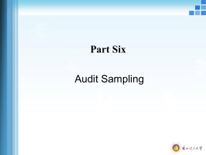 A. Planning the Sample