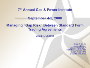 Early Termination and Liquidation Provisions in Energy Trading and