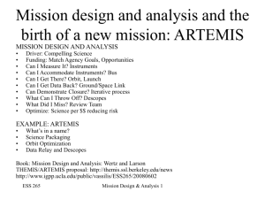 class_notes_mission_design - UCLA Institute for Geophysics