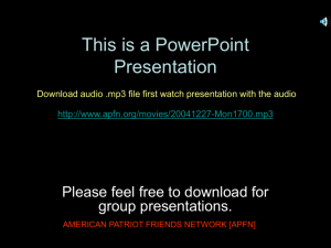 Attack on America Part 1 - American Patriot Friends Network