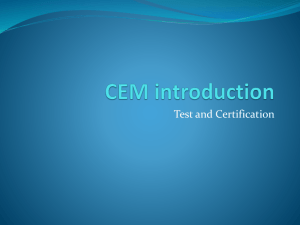 CEM Introduction