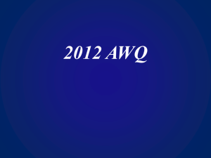 2012 AWQ Round 1 Africa and the Americas Answers Green