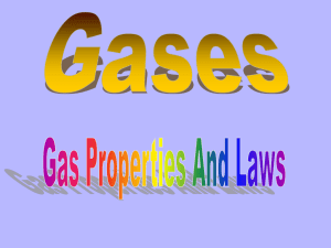 Gas Properties and Laws