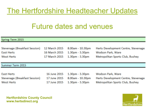 heads_update_aut14 - Hertfordshire Grid for Learning