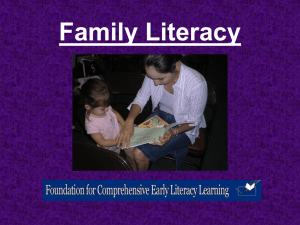 Family Literacy Activities