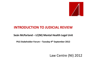 Introduction of Judicial Review