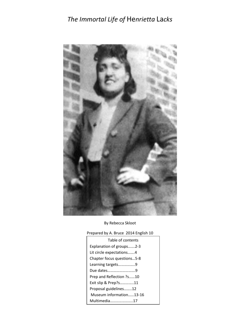 the immortal life of henrietta lacks chapter 3 summary