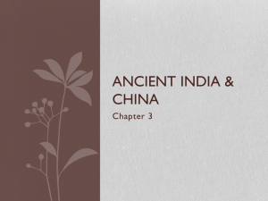 Ancient India & China
