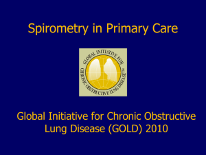 Spirometry in Primary Care - the Global initiative for chronic