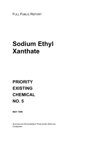 PEC 5 Sodium ethyl xanthate