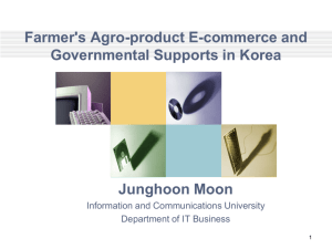 Farmer's Agro-product E-commerce and Governmental