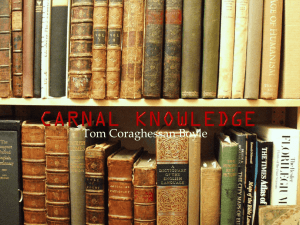 Carnal Knowledge Seminar PP