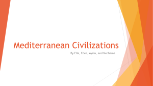 Meditranean Civilazations PowerPoint