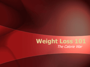 Weight Loss 101