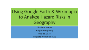 Using Google Earth & Wikimapia to Analyze hazard
