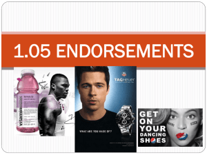 1.05 Endorsements