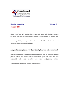 Member Newsletter Volume 23 January 2015