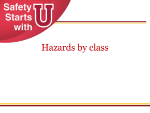 Know Your Hazards