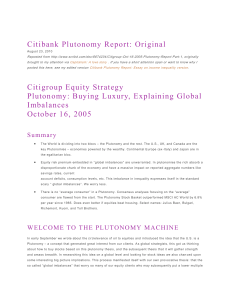 Citibank Plutonomy Report Consolidated