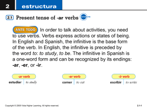 The verb gustar - Crest Ridge R-VII