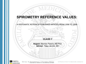 spirometry reference values
